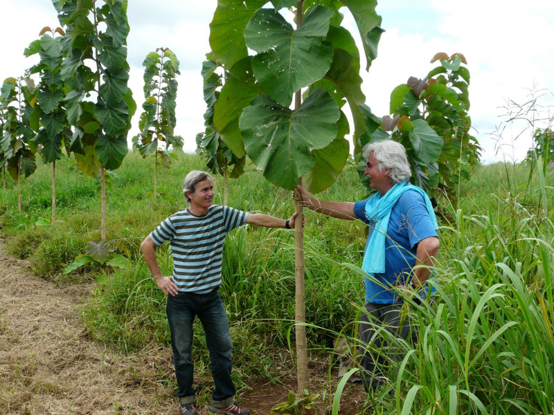 Gerd Deininger und Projektpartner in Costa Rica